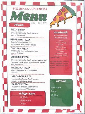 Menu.