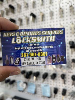 Keys and Remotes Services Locksmith