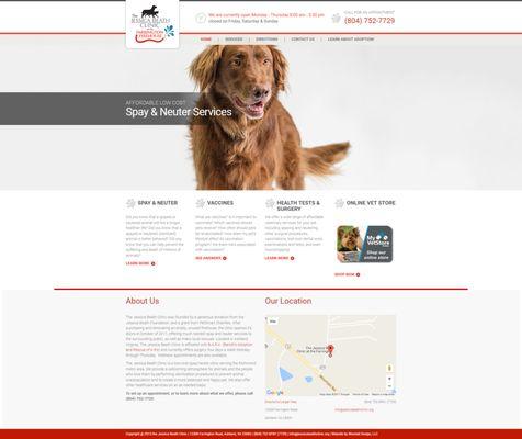 Website for Jessica Beath Clinic of Hanover