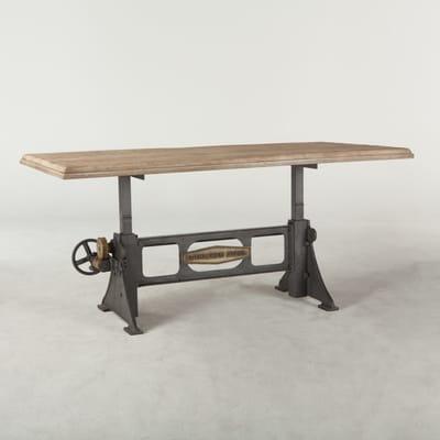 Bethlehem Steel Adjustable Dining Table - Part of the new Bethlehem Steel Dining Collection!