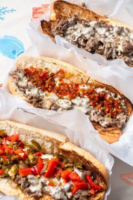 Our famous cheesesteaks!