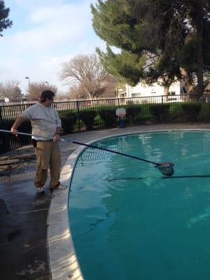 Here he is doing the magic best rate in town let him know Brookside Apartments told you about him