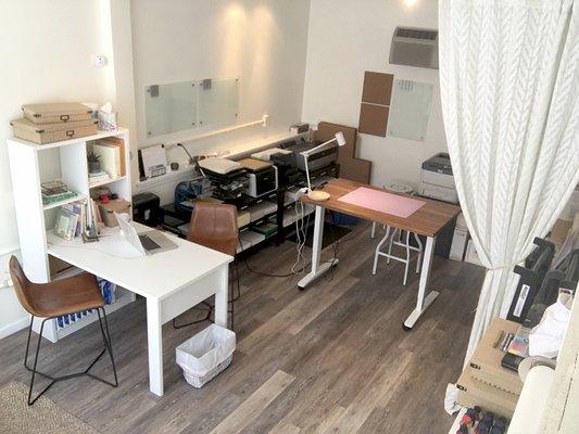 Our newly renovated beautiful studio space located in the heart of Shadyside!