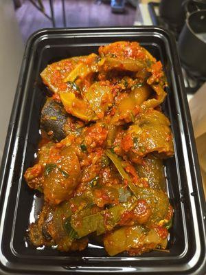 Their cow skin sauce(kpomo )was 100/10