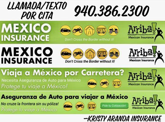 Seguro para viajar a Mexico.
Mexico Insurance
