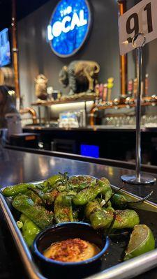 Blistered Shishito Peppers