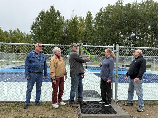 Pickleball courts opened 9/6/2025
