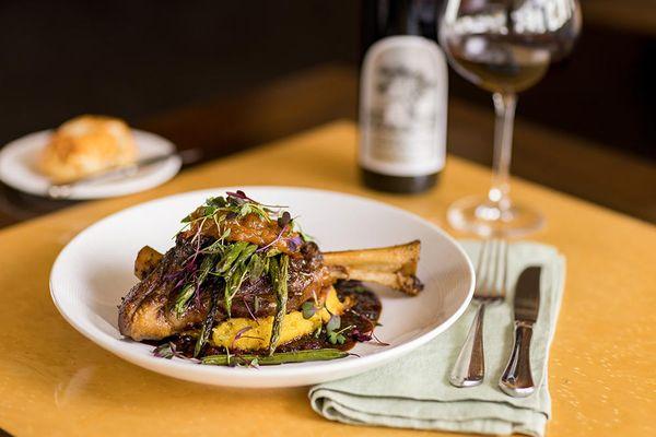 A closeup of one of the dishes served at The Aerie