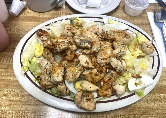 salad with chicken