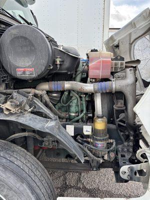 Part of pretrip identifying under the hood