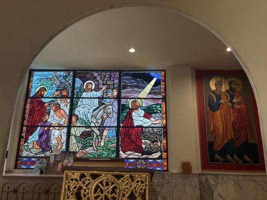 Lovely glass stained windows