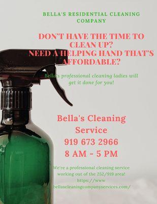 Bella's Residential Cleaning Company