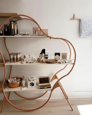 Blob shelf for Girard Craft Cork in Wilmington, Delaware.