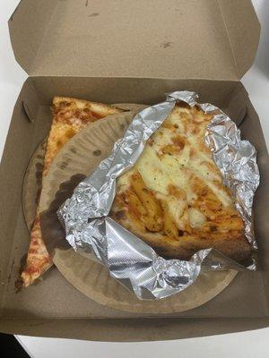 Pizza destroyed by the employee