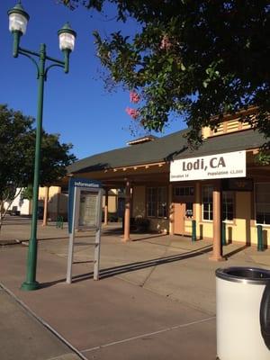 Amtrak Train Station in Lodi, CA