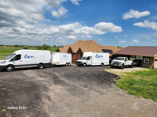 Some of the equipment ready to be deployed!