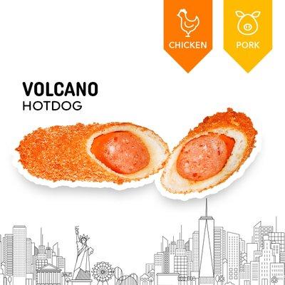 Korean Rice Hotdog - Volcano