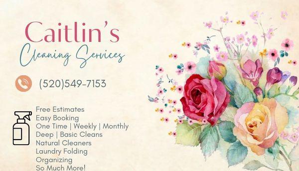 Caitlin's Cleaning Services