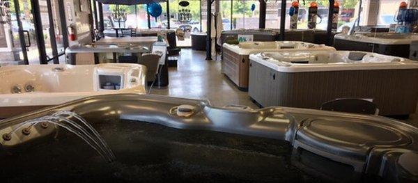 Visit us to see a wide array of hot tubs and swim spa options.