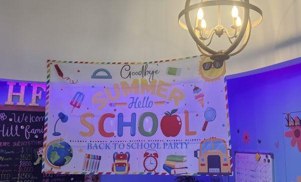 Back to school pawty!