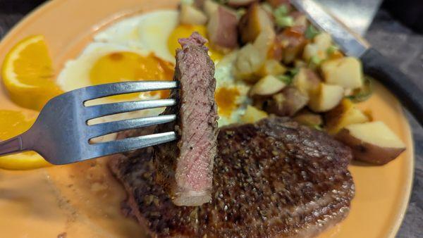 New York Steak & Eggs