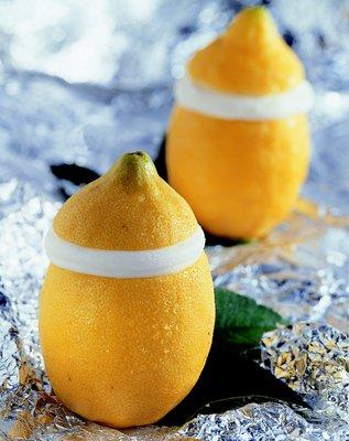 Lemon Ripieno (sorbet served in a real lemon shell, imported from Italy)