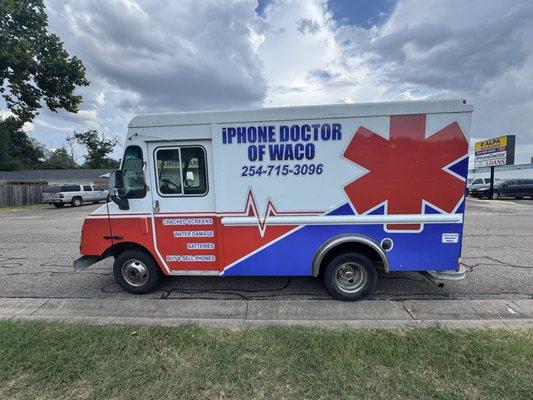 This place is great.  They actually have a phone ambulance in front of their shop! Haha.