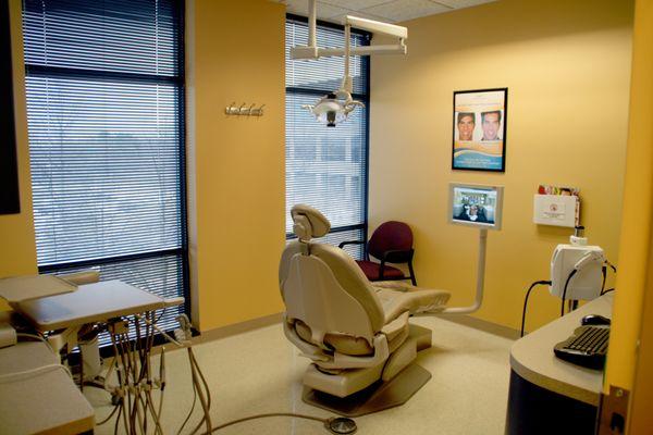Dental exam room.