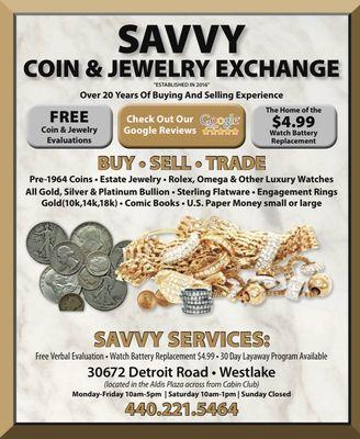 Savvy Coin & Jewelry Exchange