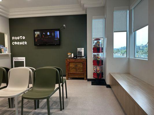 Newly furbished waiting room