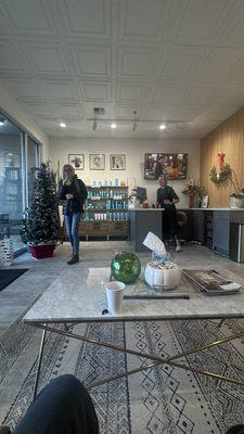 Waiting area very comfortable