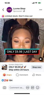 This is the Facebook scam.