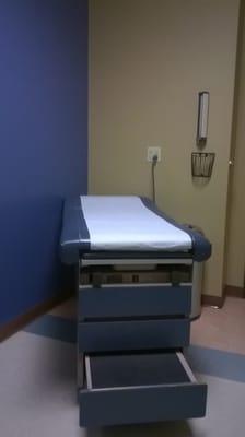 Inside one of the exam rooms