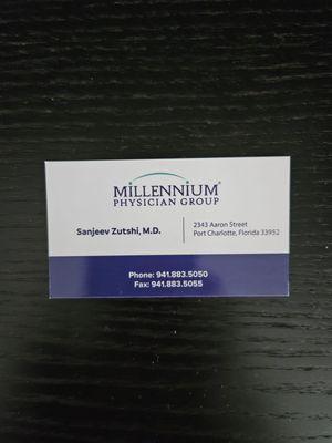Sanjeev Zutshi ,MD - Millennium Physician Group