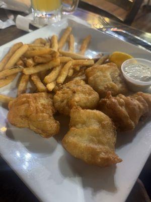 Fish and chips, Friday cod special
