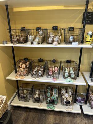 Soaps available in store