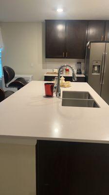 Kitchen counter after