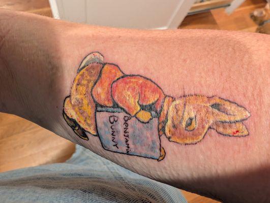 Here is Benjamin Bunny.