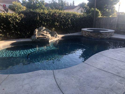 My pool that was done by Pools By Nelson!