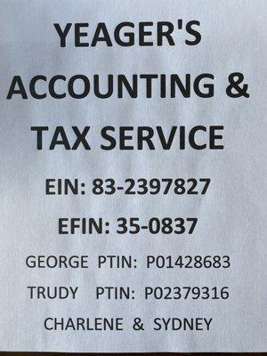 Yeager's Accounting & Tax Service