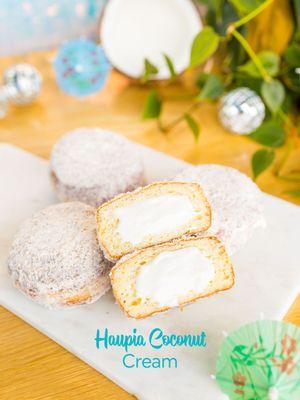 Haupia Coconut Cream Aloha to paradise! Creamy haupia coconut custard, Tahitian vanilla, and coconut sugar for the perfect tropical balance