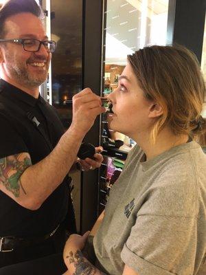 Private makeup sessions