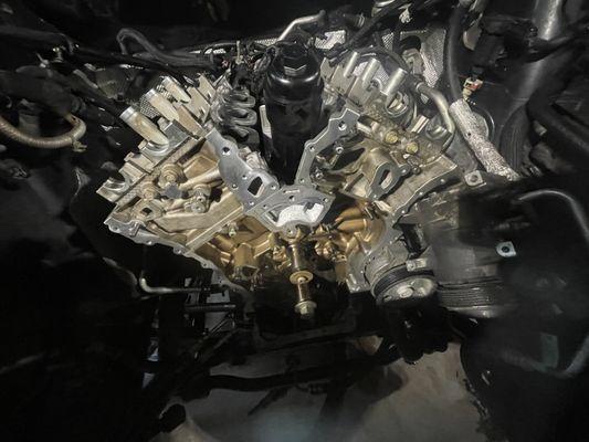 Head gasket and timing chain replace job