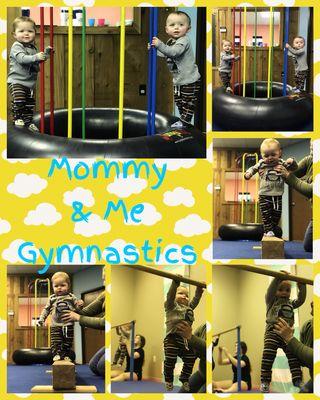 Parent & Me gymnastics classes (Monday 9am, Monday 4pm and Wednesday 6pm)