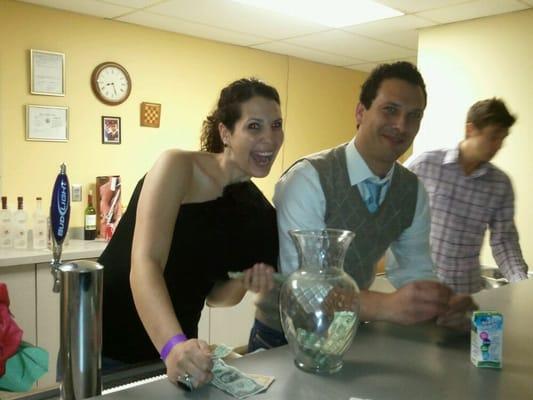 Awesome good looking bartenders!