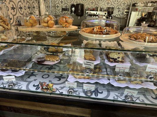 Baked goods, try the croissants!