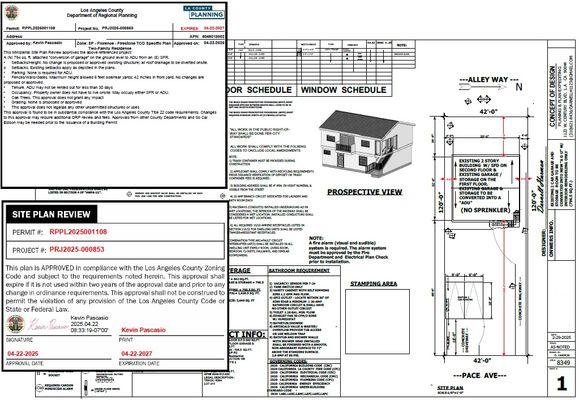 EXISTING GARAGE CONVERTION INTO A NEW (796 SQ.FT ) "ADU"
LOS ANGELES COUNTY
PERMIT # RPPL2025001108