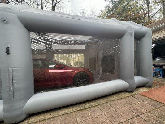 Enclosed Mobile Installation the only company in Georgia doing this type of convenience