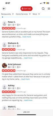 General Seal Gutters