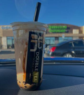 Black Tiger Pearl Brulee Milk Tea